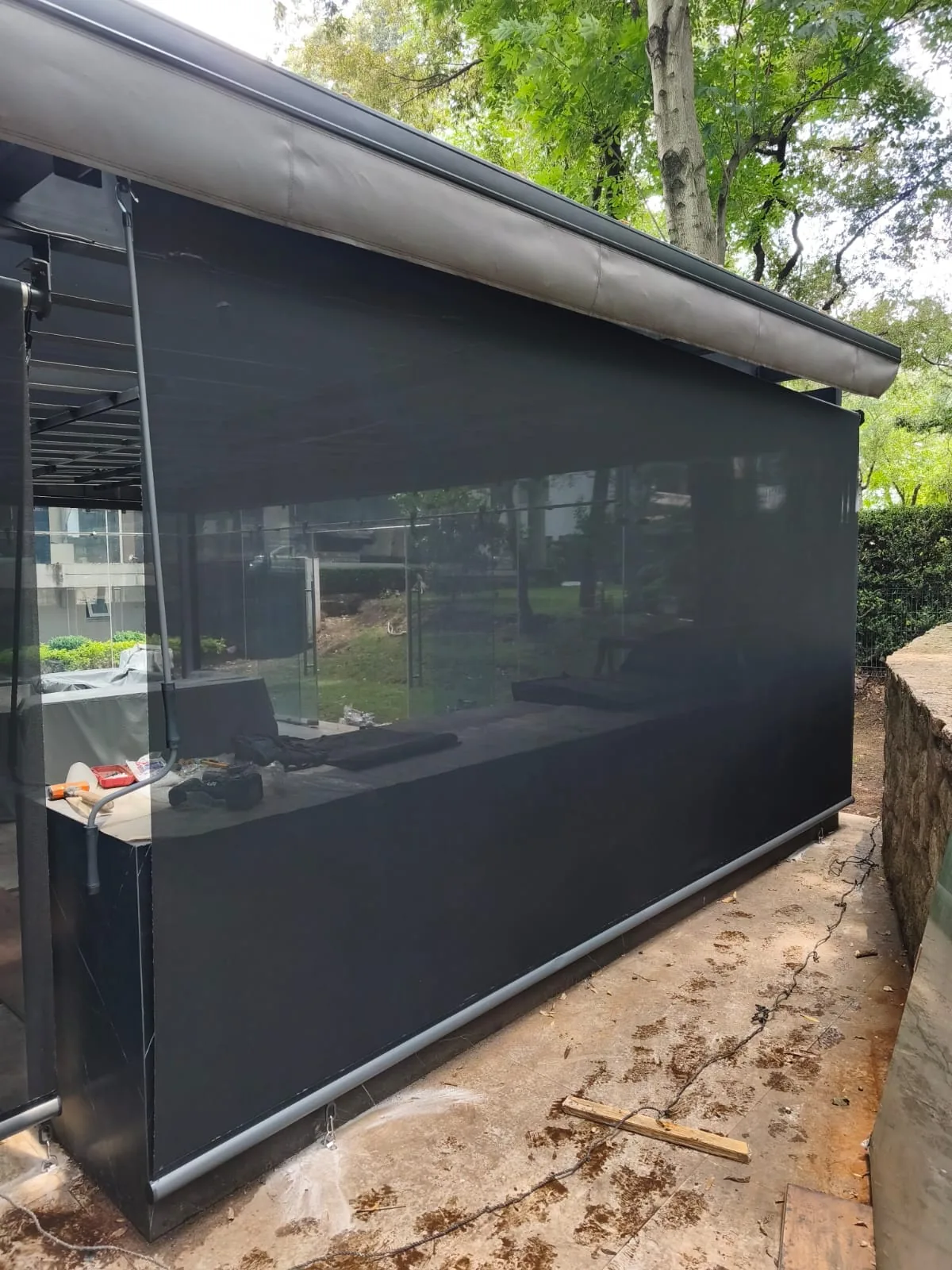 Toldo vertical exterior